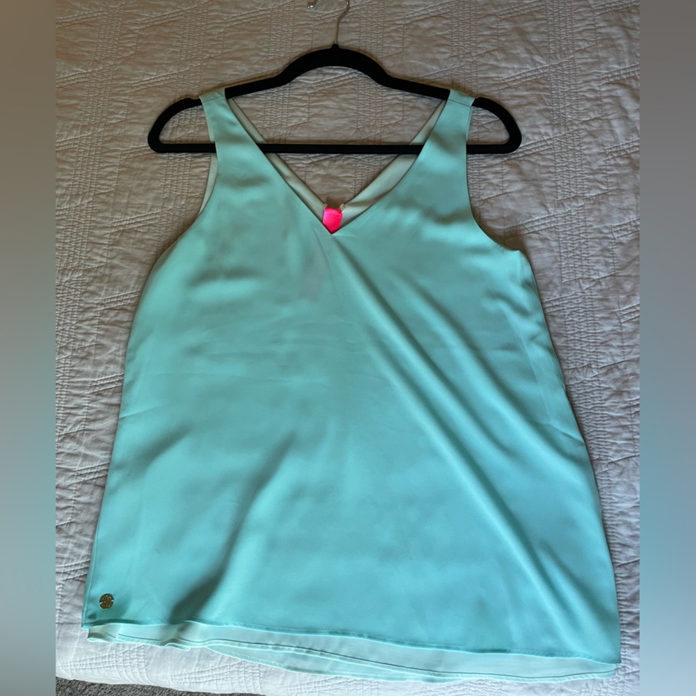 Lilly Pulitzer Aqua Blue Top